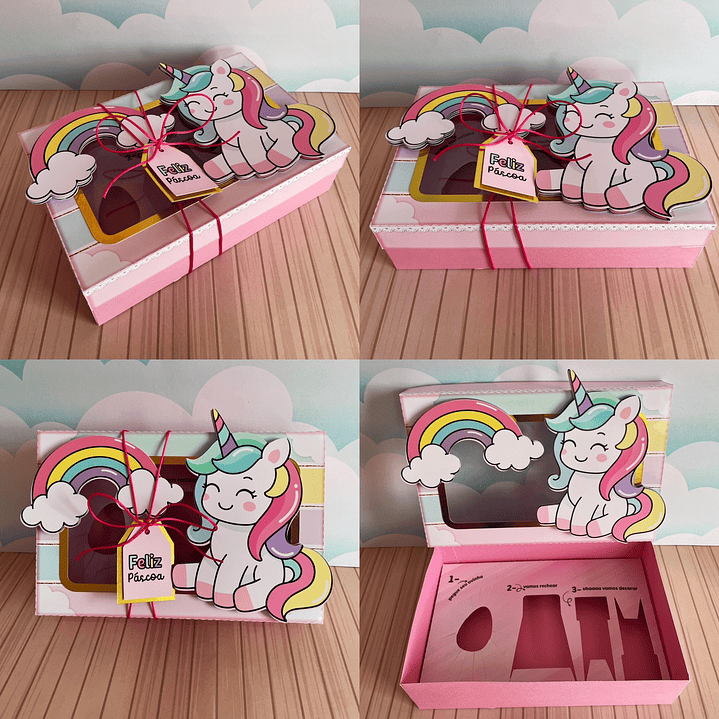 Arquivo Páscoa Mini Confeiteiro Unicórnio  1