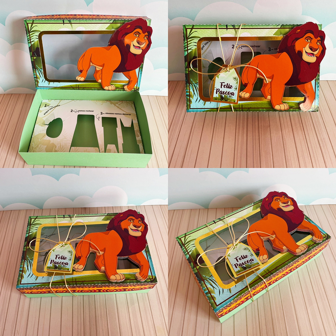 Arquivo Páscoa Mini Confeiteiro Rei Leão 1