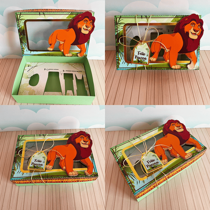 Arquivo Páscoa Mini Confeiteiro Rei Leão 1