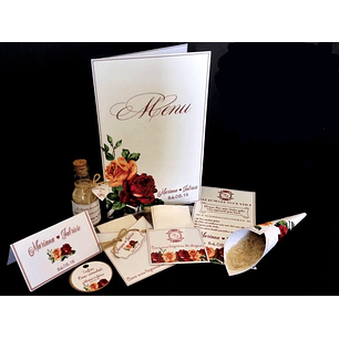 Arquivo de Corte Kit Casamento Marsala 