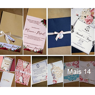 Arquivo de Corte Convites Combo 25 Modelos 