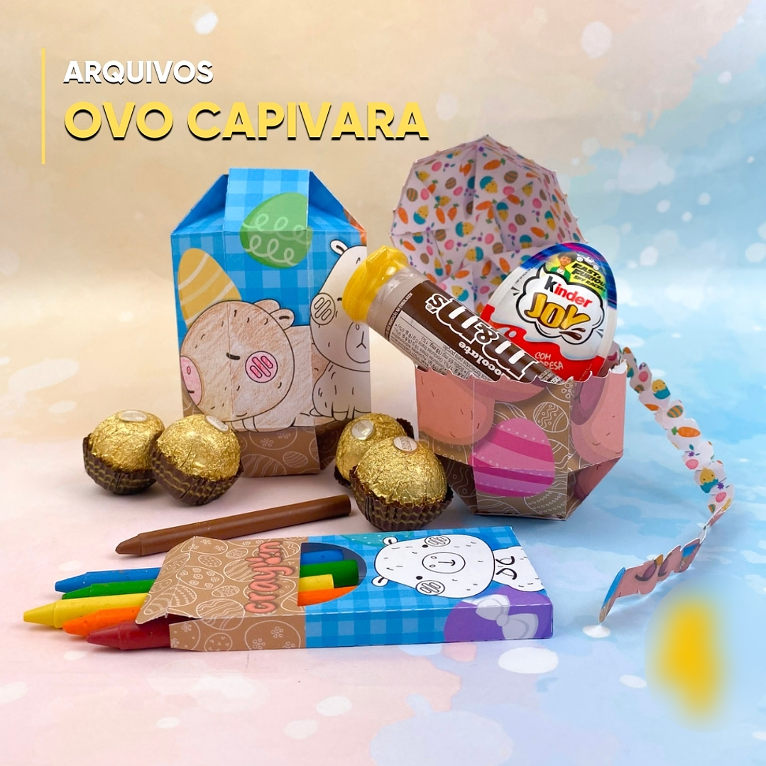 Arquivo Páscoa Ovo Capivara  1