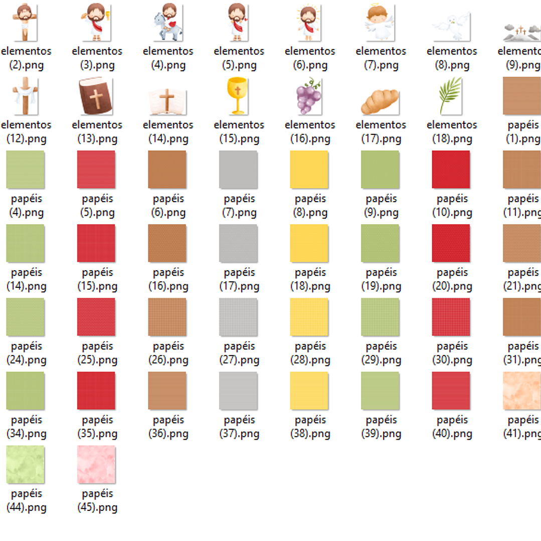 Kit Digital Páscoa Cristã Santa  2