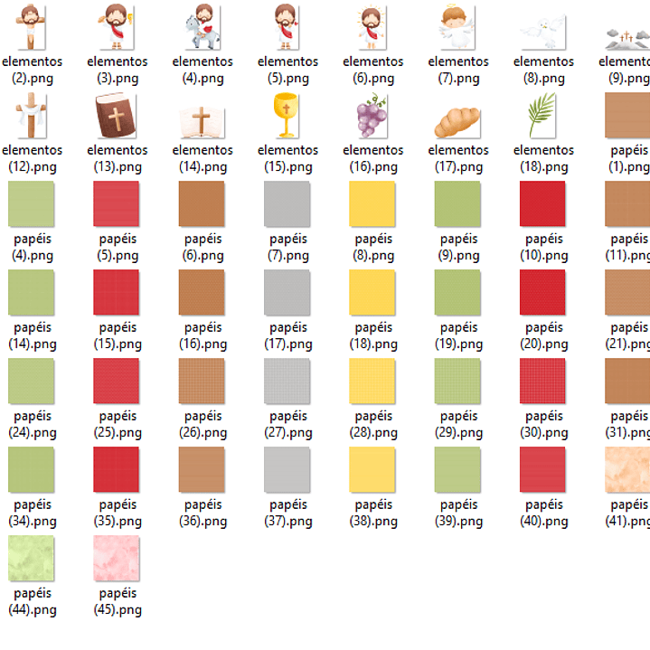 Kit Digital Páscoa Cristã Santa  2