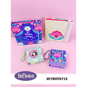 Arquivo Kit Postits P e G - Reflexos 