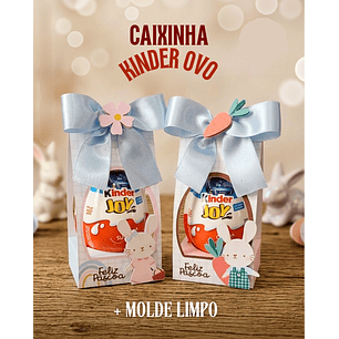 Arquivo Páscoa Caixinha Kinder Ovo 