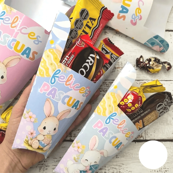 Arquivo Páscoa Caixa de Buquê  1