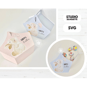 Arquivo Páscoa Molde Caixa de Ovo 