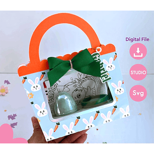 Arquivo Páscoa Molde Caixa de Atividades 