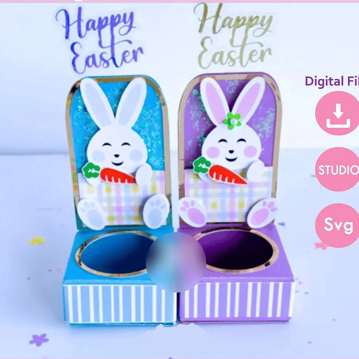 Arquivo Páscoa Molde Caixa Porta Ovos  1