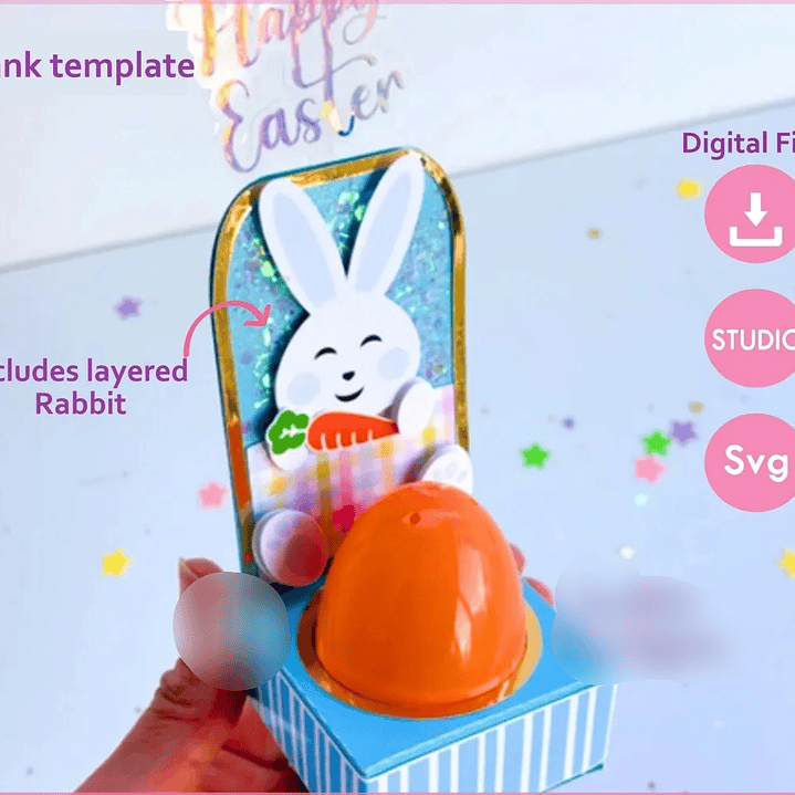 Arquivo Páscoa Molde Caixa Porta Ovos  3