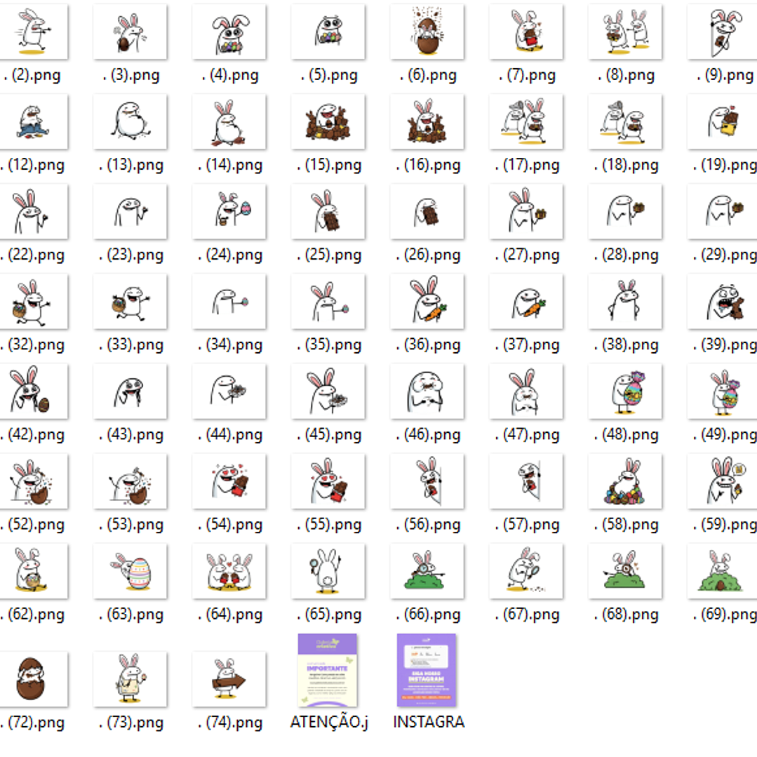 Kit Digital Páscoa Pack Flork  Chocolovers  3