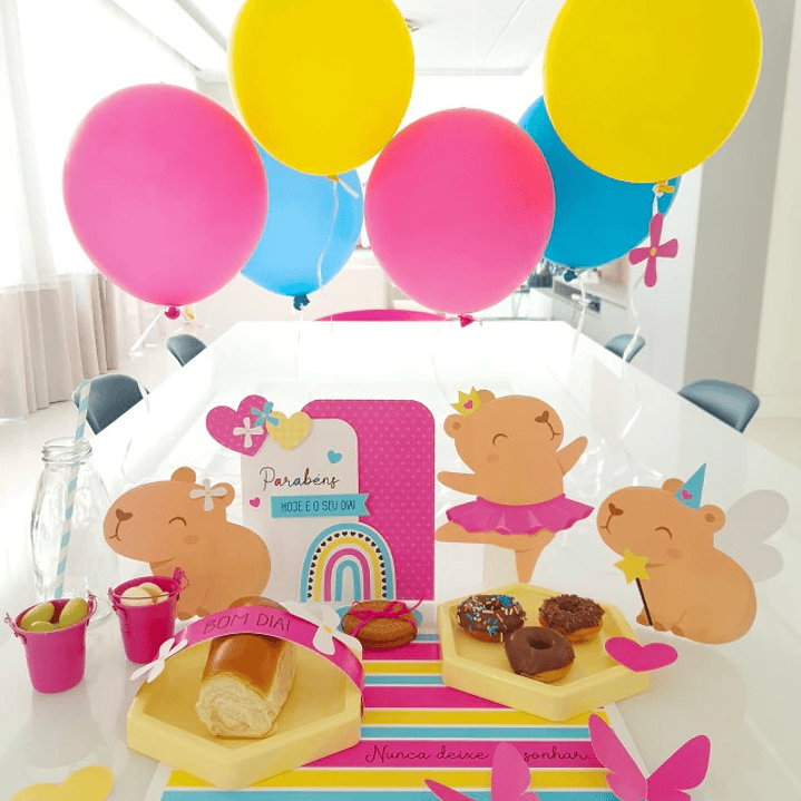 Arquivo Cesta Mesa Posta Capivara Menina 4