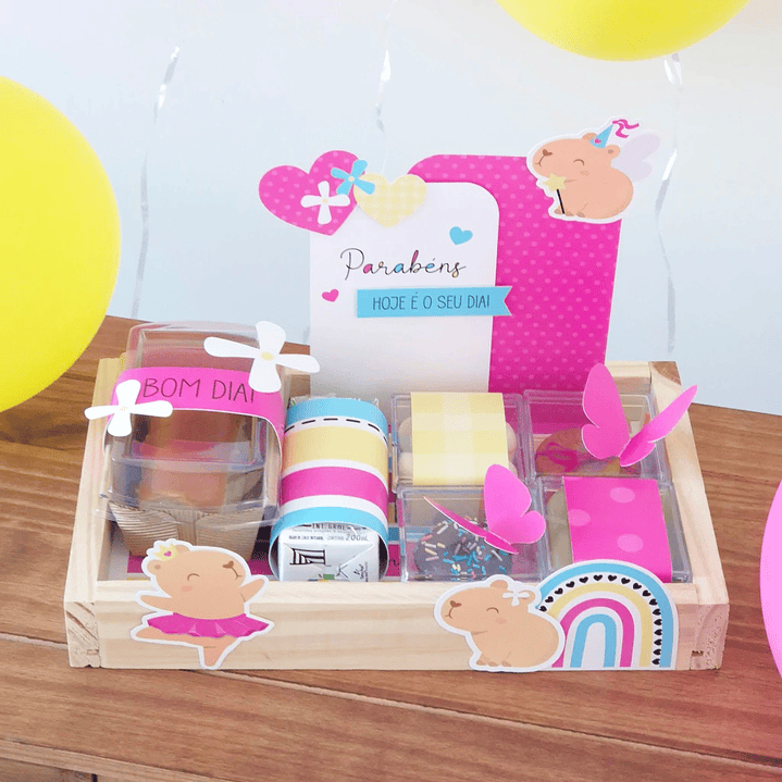 Arquivo Cesta Mesa Posta Capivara Menina 10