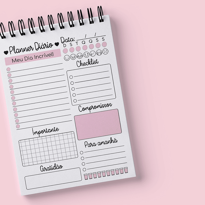 Arquivo Dia das Mães Planner Diário  3