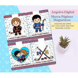 Arquivo Marcadores de Páginas Magnéticos Inspirados em Heated Rivalry