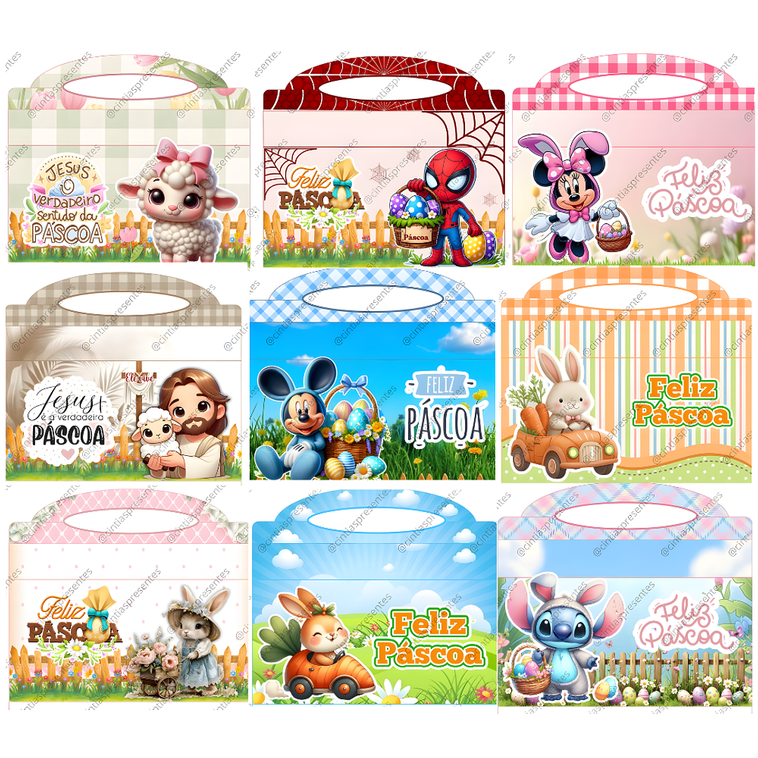 Arquivo Páscoa Sacolinhas para Chocolate  1