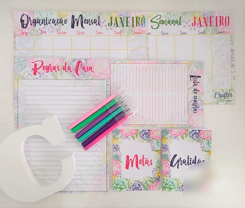 Arquivo de Corte Suculentas Coloridas Crafter