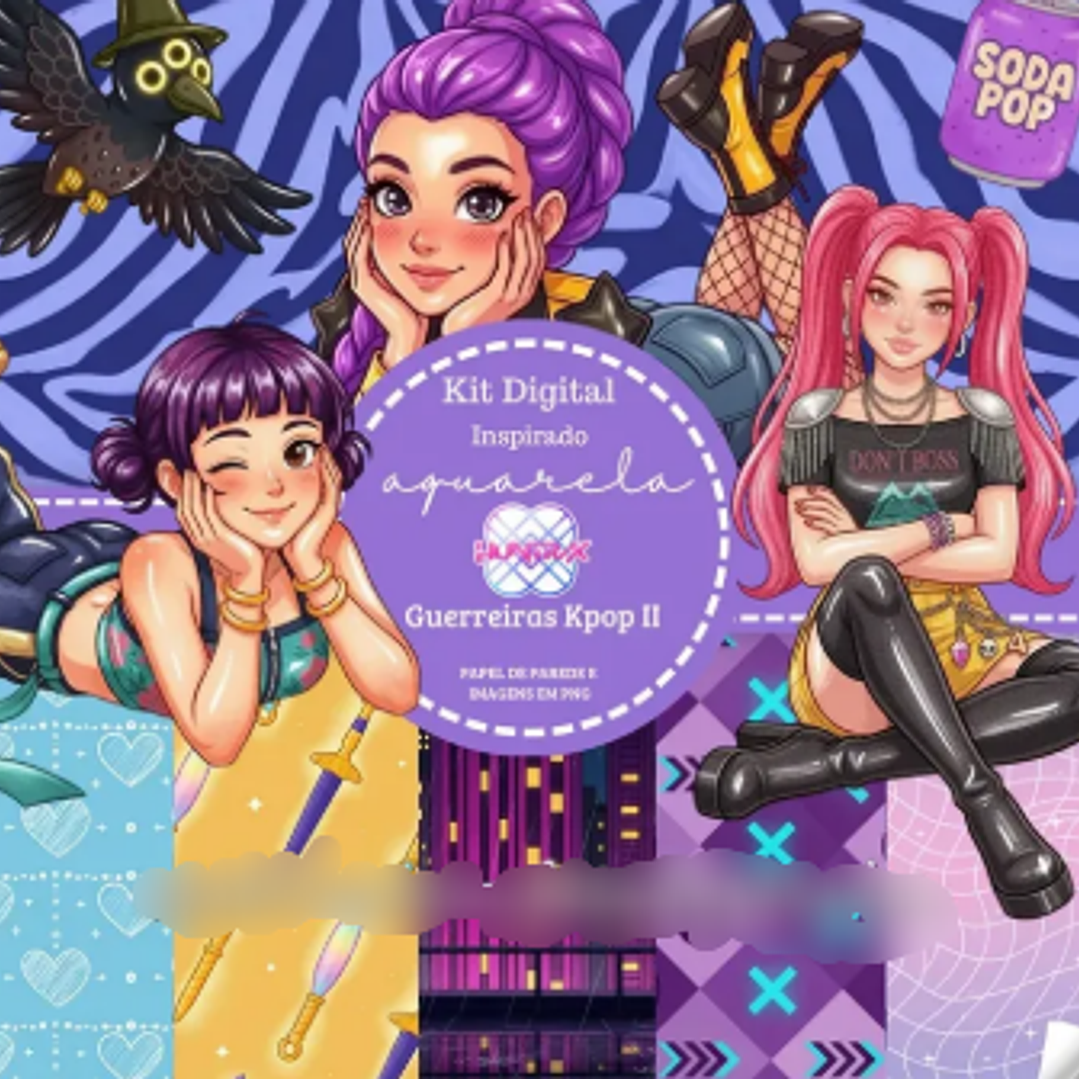 Kit Digital Guerreiras do K-pop  1