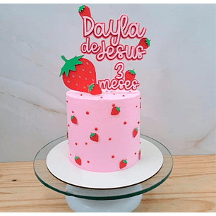 Arquivo Topo de Bolo Morango 