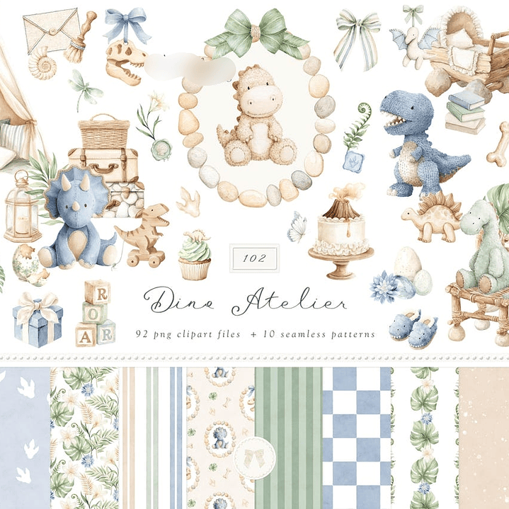 Kit Digital Dinossauro  1