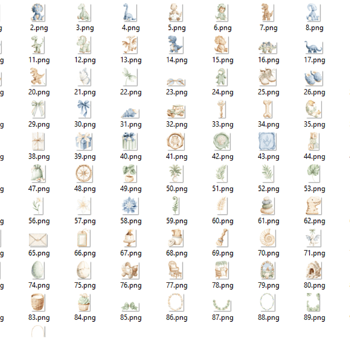 Kit Digital Dinossauro  2