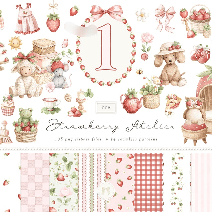 Kit Digital Morango  1