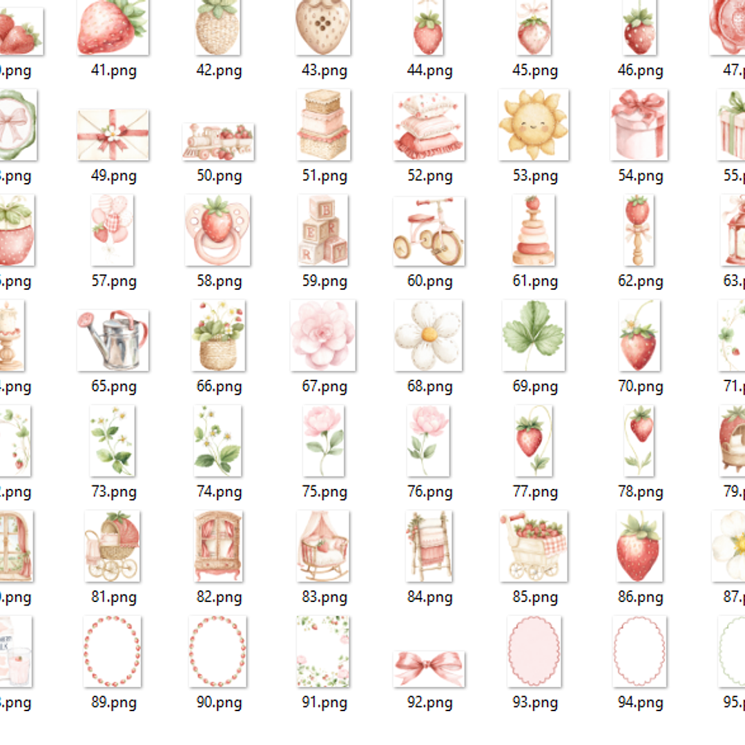 Kit Digital Morango  3