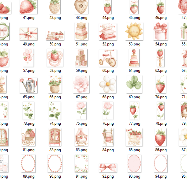 Kit Digital Morango  3