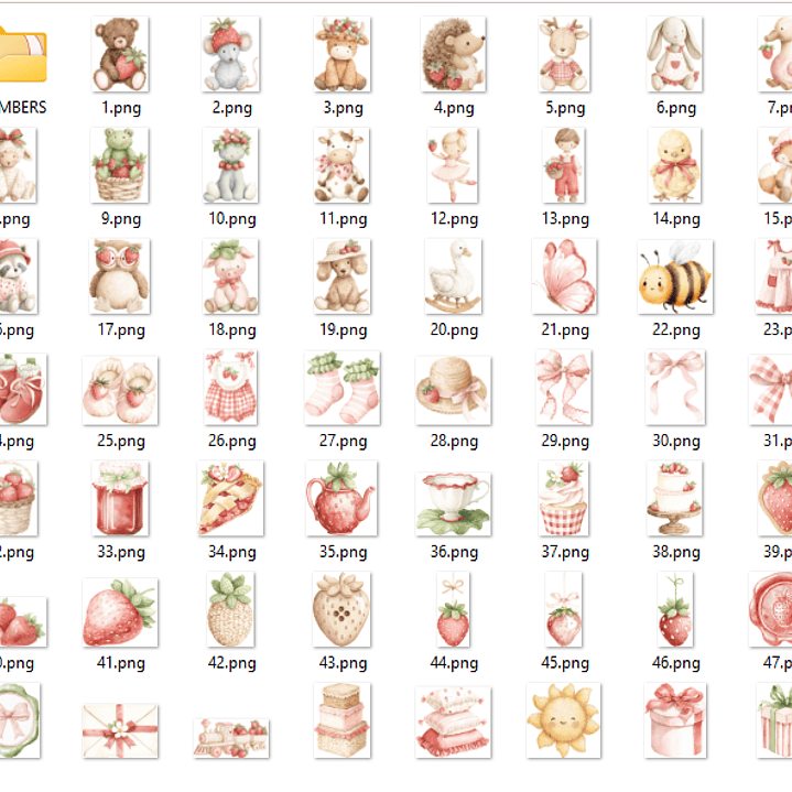 Kit Digital Morango  5