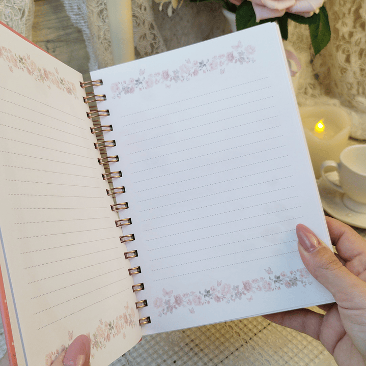 Arquivo Diario Coleção Laços e Rosas Wireo 6