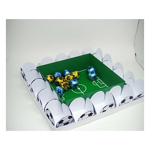 Arquivo de Corte Bandeja Futebol para Docinhos 