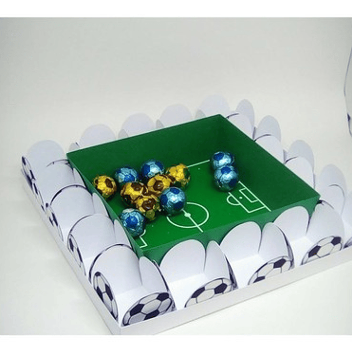 Arquivo de Corte Bandeja Futebol para Docinhos  1