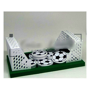 Arquivo de Corte Bandeja Traves de Futebol