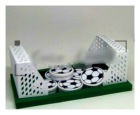 Arquivo de Corte Bandeja Traves de Futebol