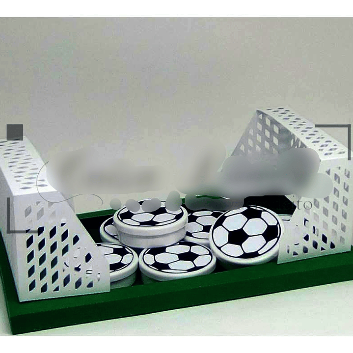 Arquivo de Corte Bandeja Traves de Futebol 1