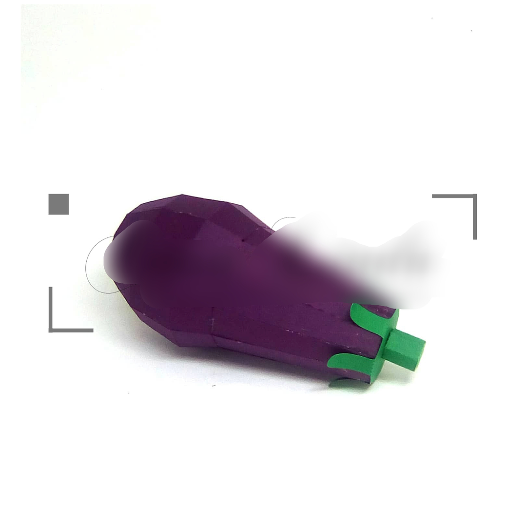 Arquivo de Corte Beringela Decorativa 3D 1