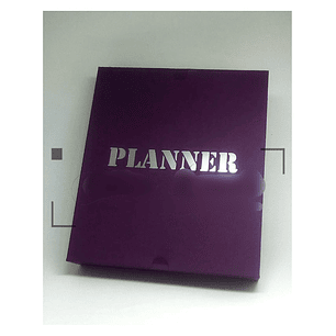 Arquivo de corte Caixa Básica para Planner Agenda