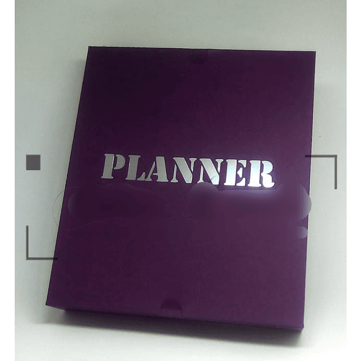 Arquivo de corte Caixa Básica para Planner Agenda 1