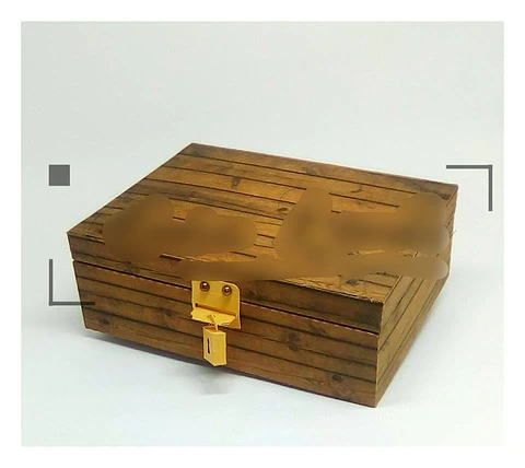 Arquivo de Corte Caixa Baú Pequeno 