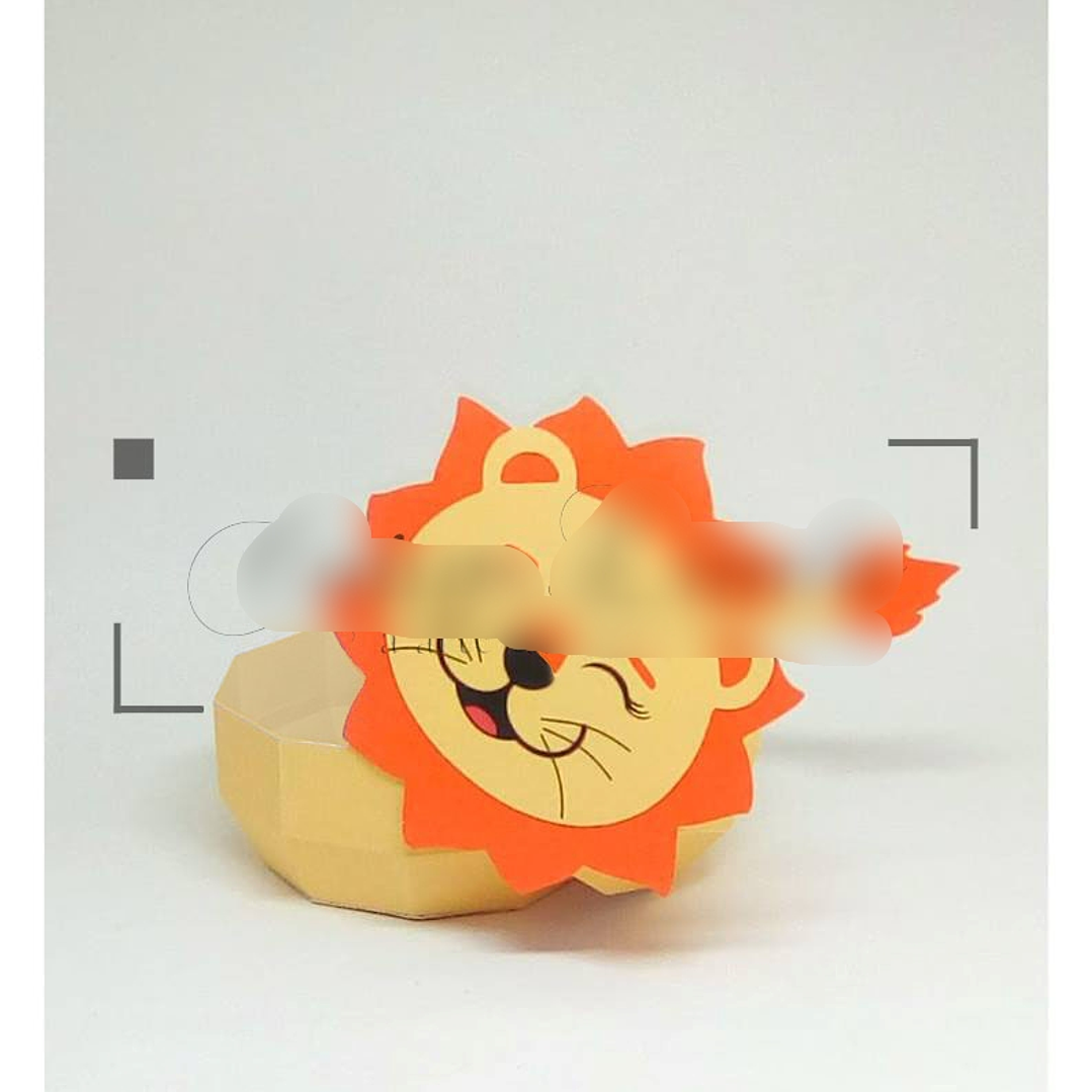 Arquivo de Corte Caixa Bola Leão  1