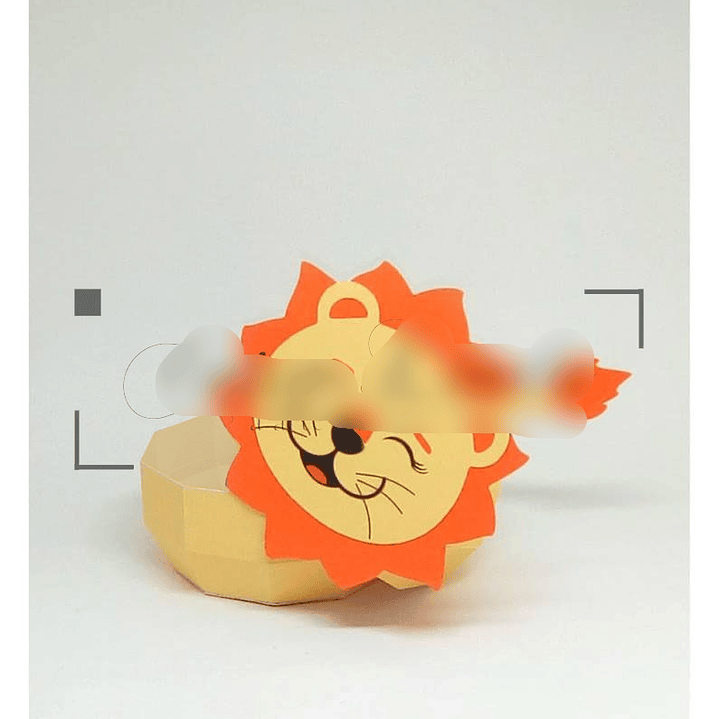 Arquivo de Corte Caixa Bola Leão  1