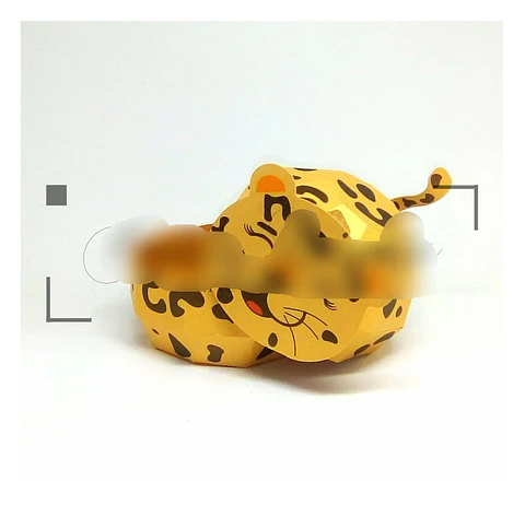 Arquivo de Corte Caixa Bola Onça