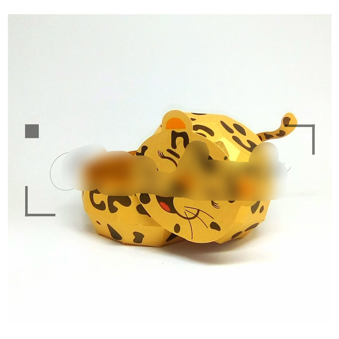 Arquivo de Corte Caixa Bola Onça 1