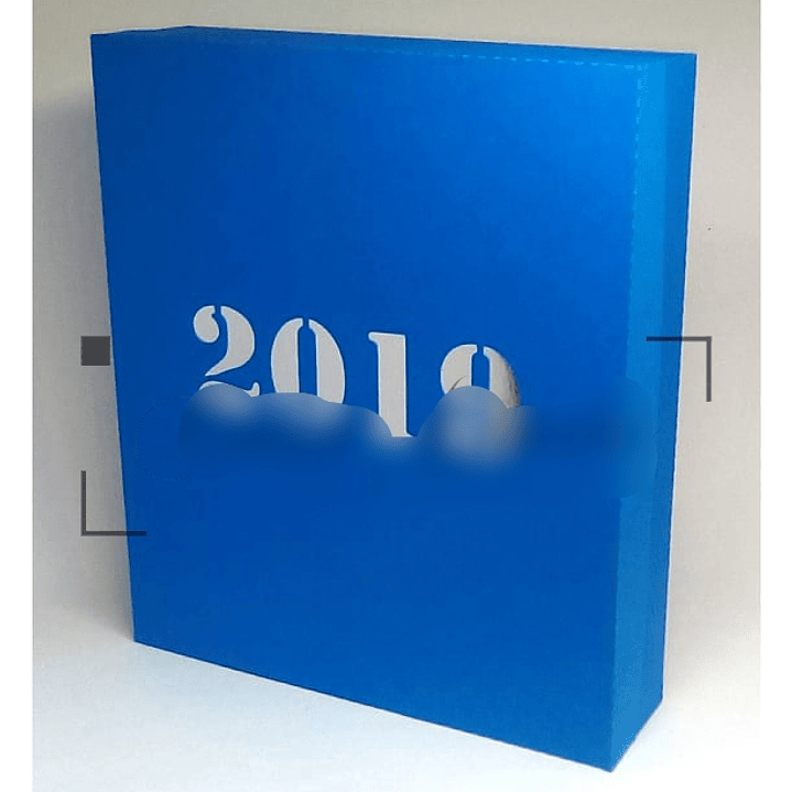 Arquivo de Corte Caixa Borda Simples para Planner 1