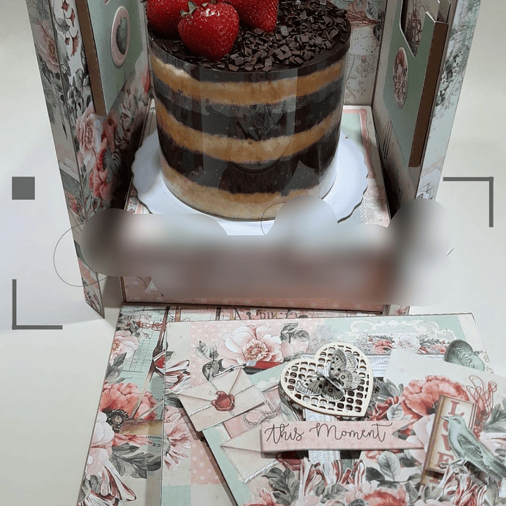 Arquivo de Corte Caixa Centrio Bolo e Gavetas Laterais  1