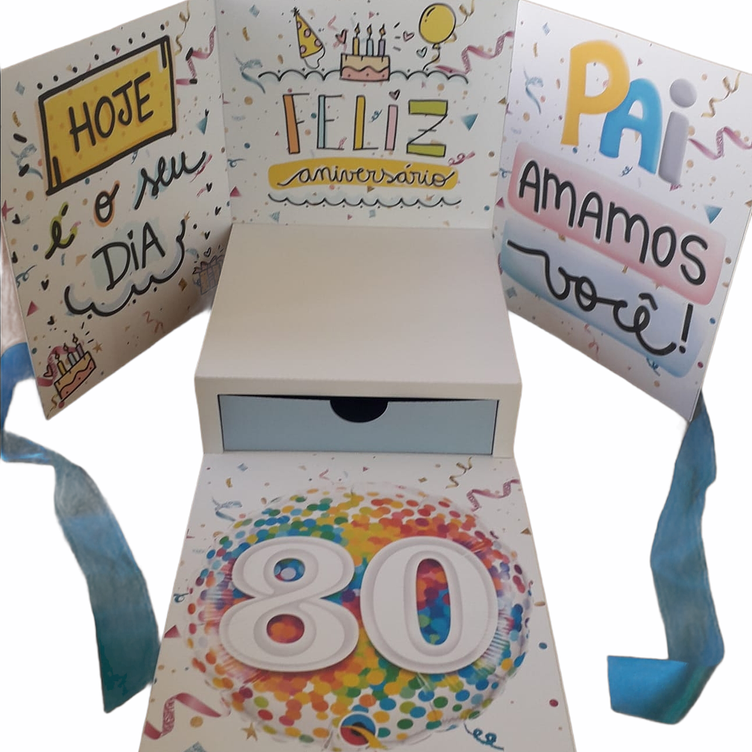 Arquivo de Corte Caixa Centrio para Mini Bolo e Docinhos Grandes 1