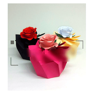 Arquivo de Corte Caixa Fechamento Espiral Rosa