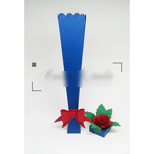 Arquivo de Corte Caixa com Uma Rosa 