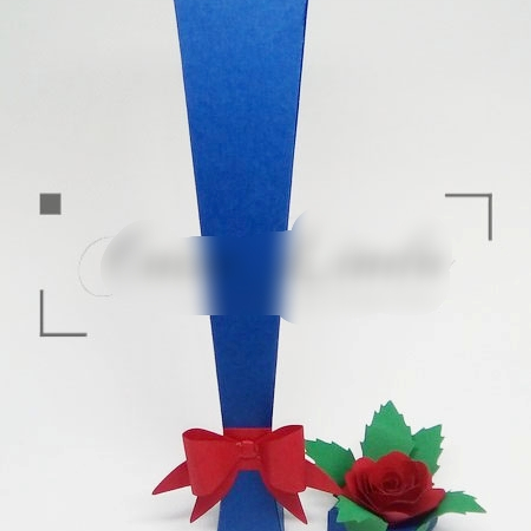 Arquivo de Corte Caixa com Uma Rosa  1